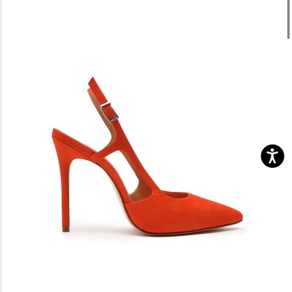 Schutz Boris Slingback Nubuck Pump Sz 8.5